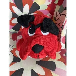 Goffa International Red Bull Dog Stuffed Animal Plush Big Head Toy